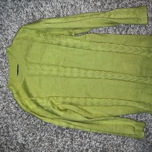 Shein Green Sweater Dress